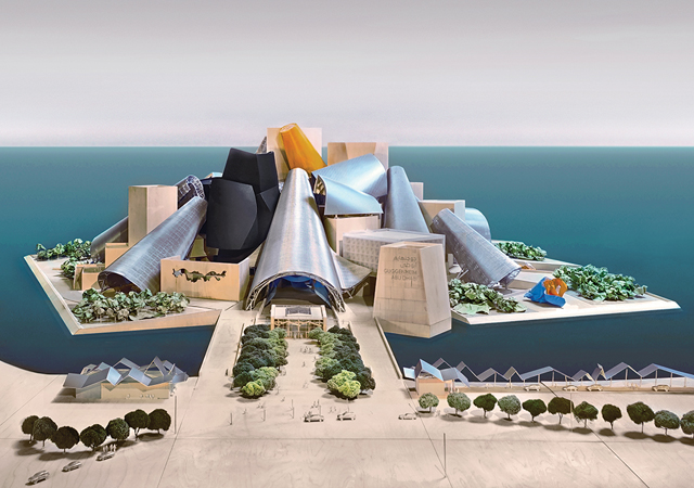 ank Gehry’s rendering of the museum.